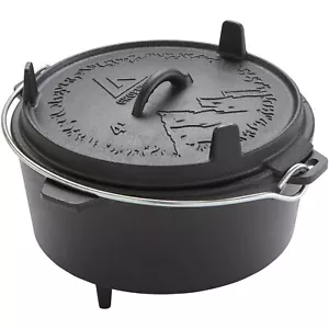 GROENBERG Feuertopf Askja Pot 4 L Koch Topf Dutch Oven Camping Outdoor Gusseisen - Bild 1 von 6