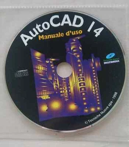 AutoCAD 14 Manuale d'uso Tecniche Nuove Multimedia Italiano solo CD-ROM no libro - Foto 1 di 4