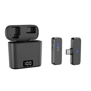 Phone Wireless Lapel Microphone With Charging Box For Iphone Type C - Picture 1 of 9