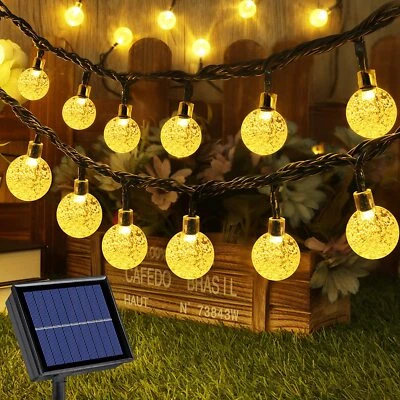 Solar Powered 100LED String Light Garden Path Yard Decor Lamp Outdoor Waterproof - Image 1 of 4