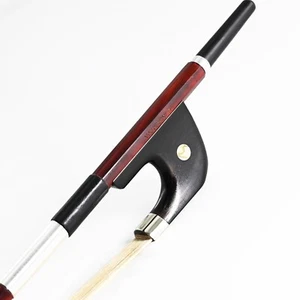 ARCO BAJO vertical alemán 3/4 arco natural pelo de caballo doble arco 74 cm tono cálido - Imagen 1 de 7