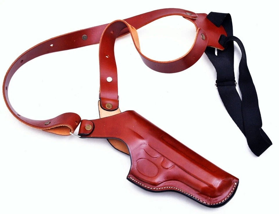 Leather Shoulder Holster Fits Beretta 92FS, F92, 92X, 92G, 96, M9, Px4, Mod 70 - Image 1 of 4