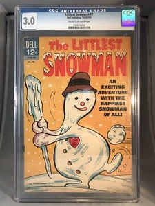 The Littlest Snowman #1 Comic Book CGC 3.0 G Good / VG Very Good Dell 1963 1964 - Bild 1 von 2
