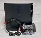 Playstation 3 (ps3) Slim, 160 Gb, Cfw🔓 Installed, 8 Games — Great! (cech-2501a)