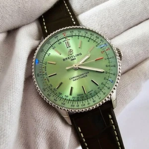 BREITLING Navitimer Automatic 36MM Green Dial Unisex Watch A17327361L1P1 - Picture 1 of 7