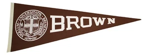 Vintage 1950's Brown University 29" Pennant - Picture 1 of 4