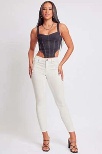 YMI Jeanswear Hyperstretch Mid-Rise Skinny Jeans - Picture 1 of 7