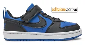 SCARPE NIKE COURT BOROUGH LOW 2 (PSV) - HM6298-480 col. blu/nero - Foto 1 di 6