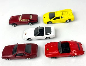 Maisto Lot 5 Diecast Cars Lamborghini Porsche Corvette Mercedes Benz Jaguar VTG - Picture 1 of 12