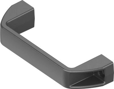 1 Griff Haltegriff Bügelgriff Kunststoff schwarz Bohrlöcherabstand 152mm 1C95-19 - Bild 1 von 2