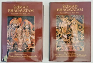 Srimad Bhagavatam Second Canto ~ Part One & Two His Divine Grace 1976 - Picture 1 of 11