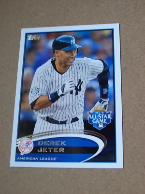 2012 Topps Update Series baseball Derek Jeter All-Star card #US119 High Grade - Image 1 of 2