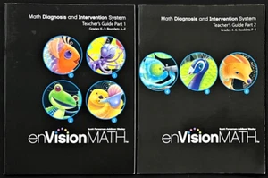 K-6th - enVision - MATH DIAGNOSIS & INTERVENTION - TEACHER'S GUIDE (Part 1 & 2) - Picture 1 of 13