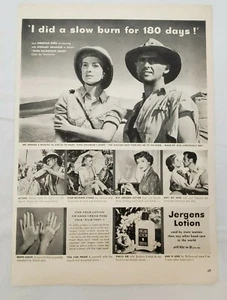 VINTAGE ~ 1950 Jergens Lotion Deborah Kerr ~ MGM King Solomon's Mines  - Bild 1 von 12