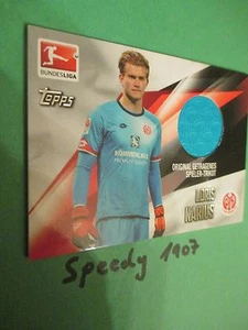 Maglia Topps Bundesliga cromata 2016 carta Karius Mainz jersey carta maglia - Foto 1 di 1