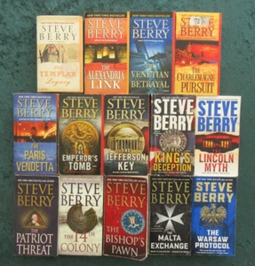 LOT 14 PB COTTON MALONE SERIES BY STEVE BERRY: TEMPLAR LEGACY; ALEXANDRA LINK ++ - Imagen 1 de 4