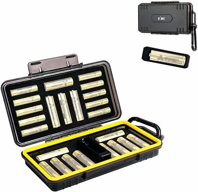 AA AAA Battery Hard Case Holder Storage Organizer Container Box + Battery Tester - Image 1 of 4