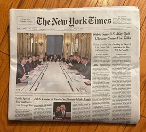THE NEW YORK TIMES - April 19 2025 - complete national edition - Picture 1 of 3