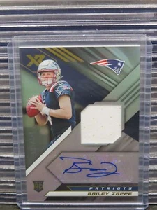 2022 Panini Xr Bailey Zappe Rookie RC Patch Auto 32/149 - Picture 1 of 2