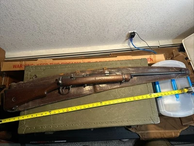 "Funda de pistola de cuero Lee Enfield de colección 44"" era de la Segunda Guerra Mundial mal estado ver fotos" Foto 1 de 4