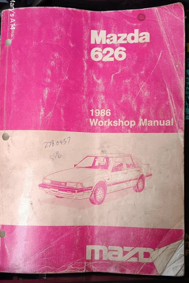 Mazda 626 1986 manual de taller de reparación de servicio y diagrama de cableado Foto 1 de 1