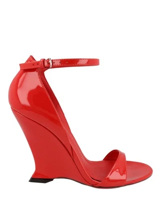 Sandalias de cuña Ferragamo para mujer de charol Vidette Foto 1 de 4