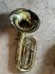 Bohm And Meinl Eb Recording Bell Tuba With 2 Cases - Picture 1 of 24