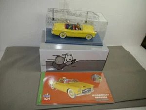 Tim & Struppi Tintin Cabriolet Borduria Modèle 29924 Moulinsart 1/24 - Imagen 1 de 3