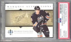 2005 UD ULTIMATE ALEXANDER OVECHKIN MARQUEE ATTRACTIONS RC /250 PSA 8 Rare Goat - Picture 1 of 9