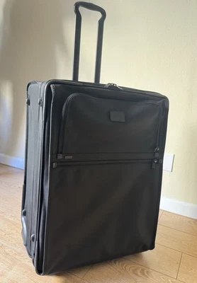 TUMI Alpha 27” Black Nylon Luggage 2-Wheel Carry-On Travel Suitcase 22026DH - Image 1 of 4