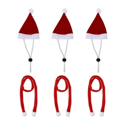 1 Set of Unique Party Adornment Mini Hat Scarf for Lovely Doll Adornment (Red) - Image 1 of 4