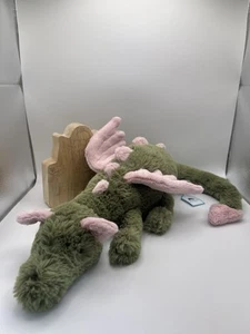 ¡Nuevo con etiquetas! Dragón Malaquías Grande Jellycat 100% Genuino - Imagen 1 de 8