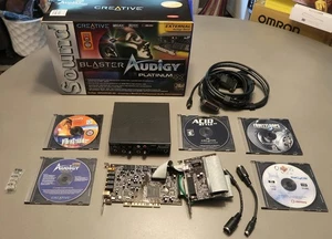 Vintage Creative Sound Blaster Card Audigy Platinum SB0090 Rare PC DOS Windows - Picture 1 of 16