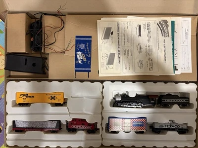 Juego de tren Tyco Chattanooga Choo Choo humo vapor silbato chug chug Foto 1 de 4