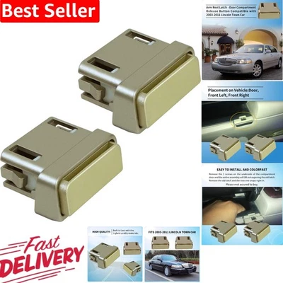 2 pack Arm Rest Latch For 03-11 Lincoln Town Car Door Compartment Release But... Foto 1 de 4