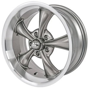 JEGS 681330 Resto-Rod Wheel Size: 17 x 7 Bolt Pattern: 5 x 4.75 Back Spacing: 4 - Picture 1 of 11