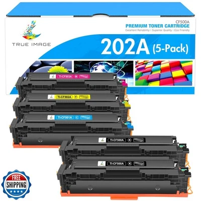 TRUE IMAGE Compatible Toner Cartridge Replacement for HP 202A CF500A 202X Col - Image 1 of 4
