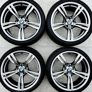 Genuine BMW M5 20" F10 343M Alloy Wheels 2 283 999 284 599 602 401 Tyres 245 285 - Picture 1 of 23