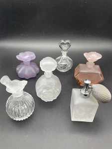 Vintage Pefume Bottles & Stoppers, Marquis by Waterford, Schmid, Irice, IW Rice - Picture 1 of 16