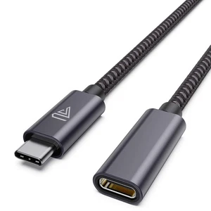 Cable de extensión USB, (6 pies/1,8 m) USB 3,2 Gen1 (5 GBPS) a trenza extensora hembra... - Imagen 1 de 7