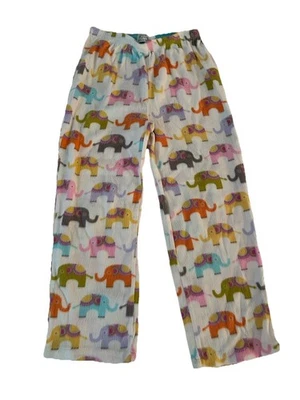 PJ Salvage Multi Color Elephant Long Pants Girls Small - Image 1 of 2
