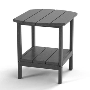 TORVA Patio Adirondack Side Table, Outdoor End Tables All-Weather Resistant - Picture 1 of 5
