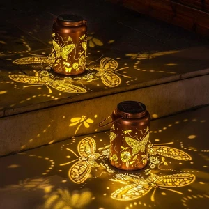 2Pack Butterfly Solar Lanterns Outdoor Waterproof Hanging Solar Lights Gifts ... - Picture 1 of 6
