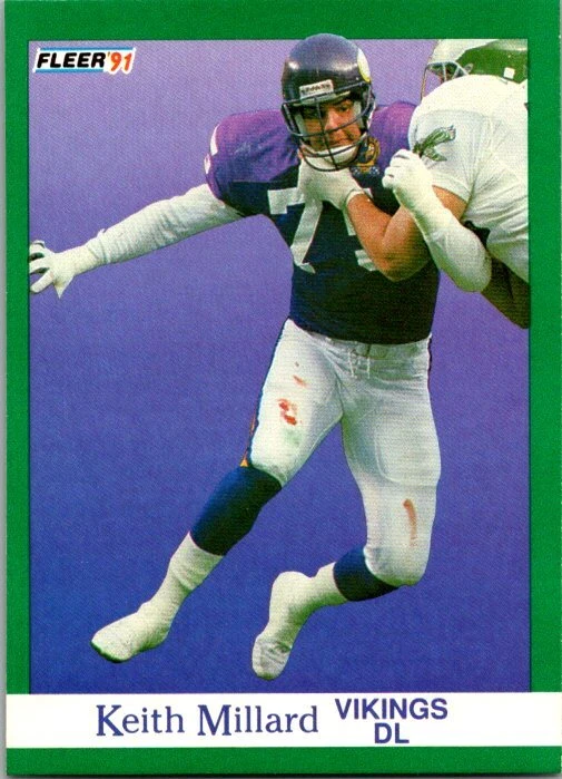 1991 Fleer Football #287 Keith Millard - Image 1 of 1