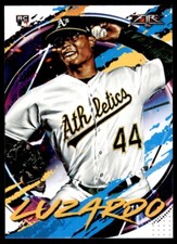 2020 Topps Fire Jesus Luzardo RC Oakland Athletics #91