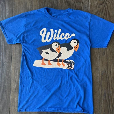 Camiseta azul WILCO TOUR coleção banda presente para fãs tamanho P a 5XL S6296 - Imagem 1 de 3