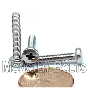Qty - 3,000 M3 x 18mm DIN 7985A Phillips Pan Machine Screw, A2 Stainless Steel - Picture 1 of 2