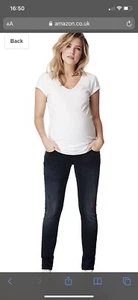 Noppies Women's Jeans OTB Slim Mila Midnight Blue Maternity - Picture 1 of 10