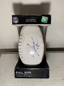 Fútbol americano de panel blanco autografiado firmado por Jalen Reagor Philadelphia Eagles - Imagen 1 de 8