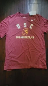 NWT USC Trojans Nike Tri Blend Soft Cotton Shirt XL - Picture 1 of 2